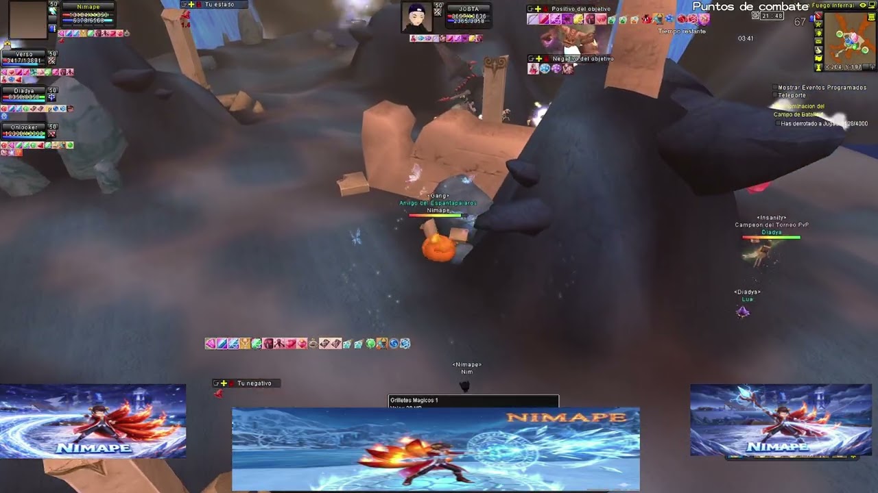 Grand Fantasia Memories Classic - Arena de Fuego 50 - Mago Brujo