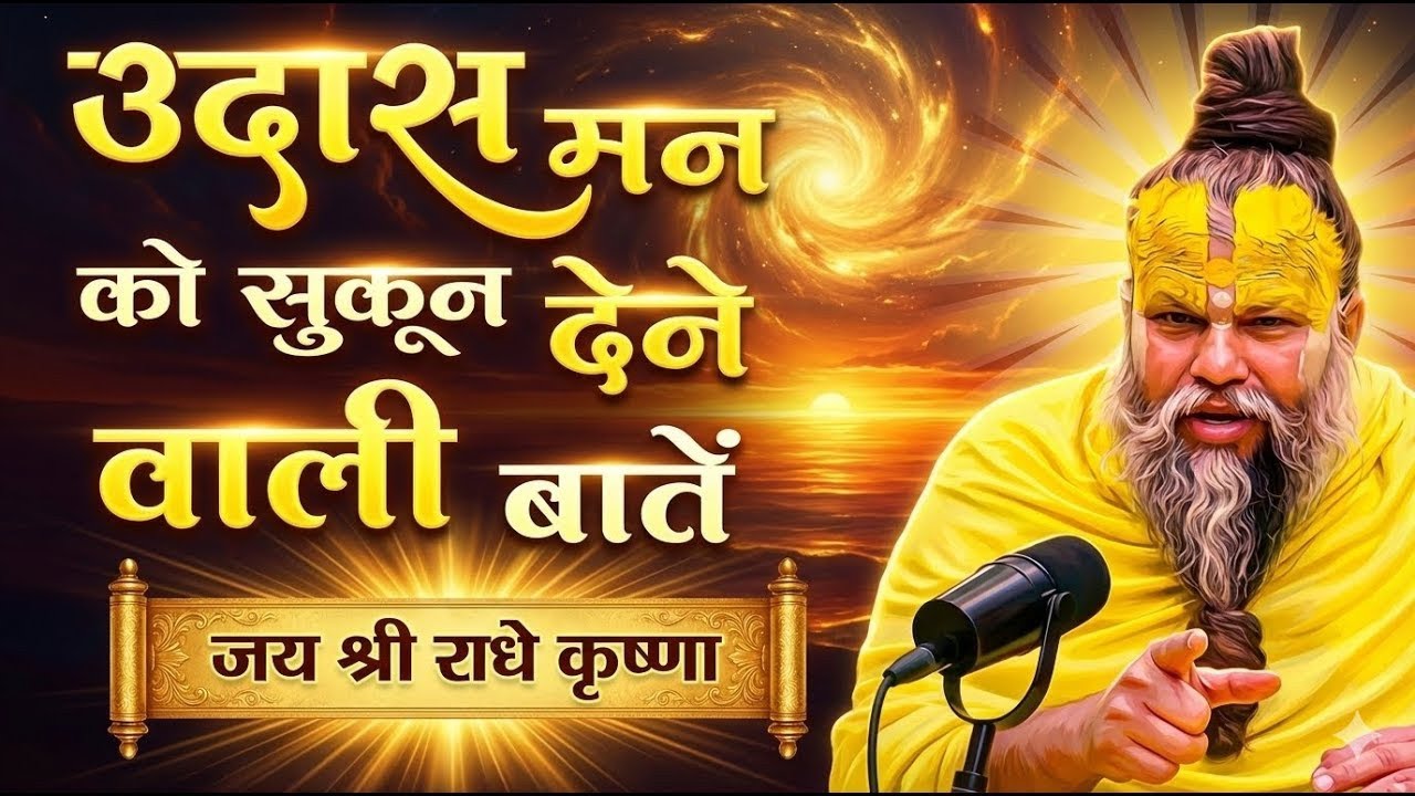 उदास मन को सुकून देने वाली बातें । प्रेमानंद महाराज जी के सत्संग ध्यान से सुनो।