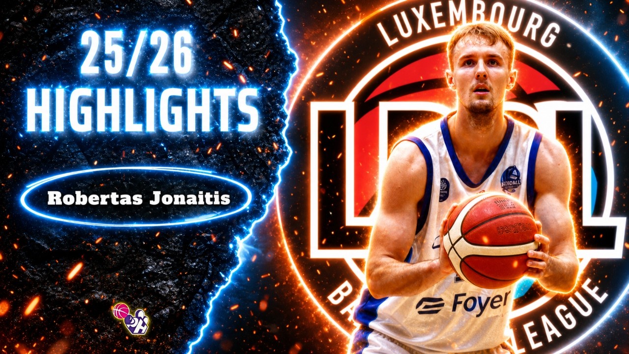 Robertas Jonaitis Highlights 2025/26 || Luxembourg LBBL || Kordall Steelers