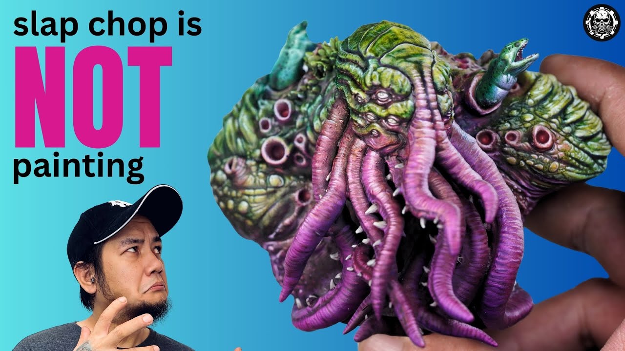 Slapchop on #Slapchop a Bust Miniature 🔴 Kickstarter Promo