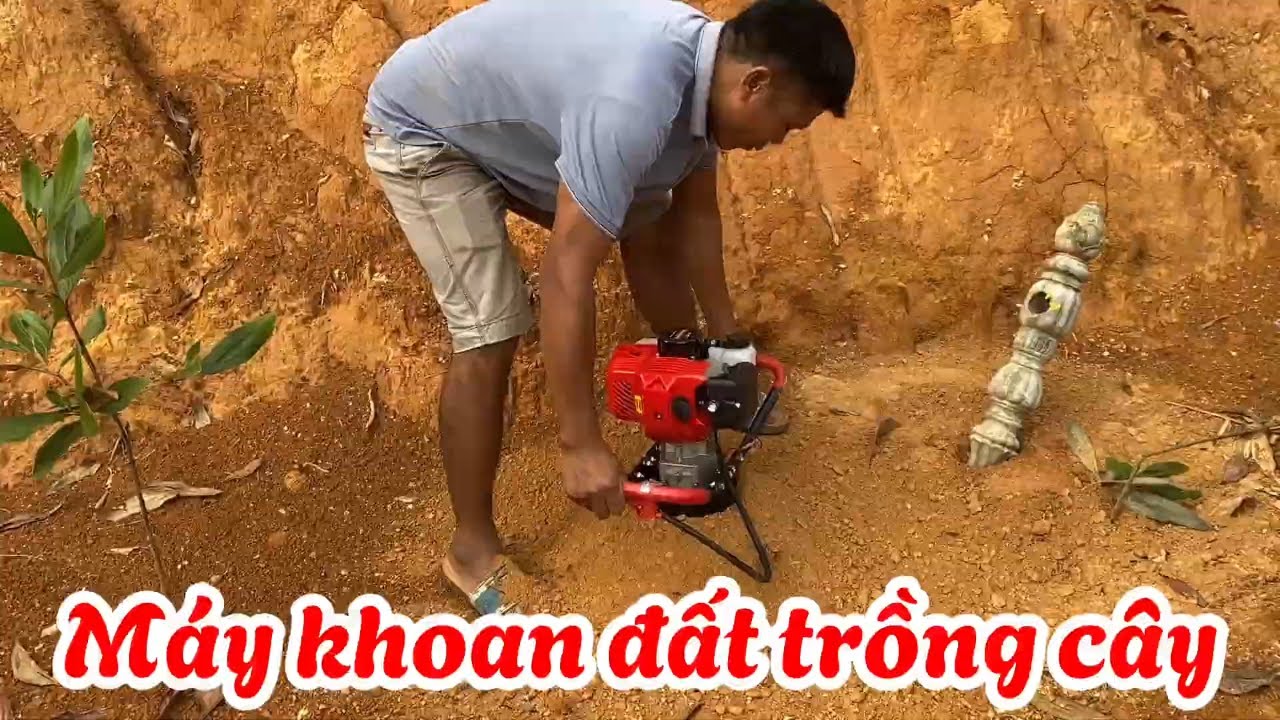 Máy khoan đất trồng cây giá rẻ hiệu quả cao