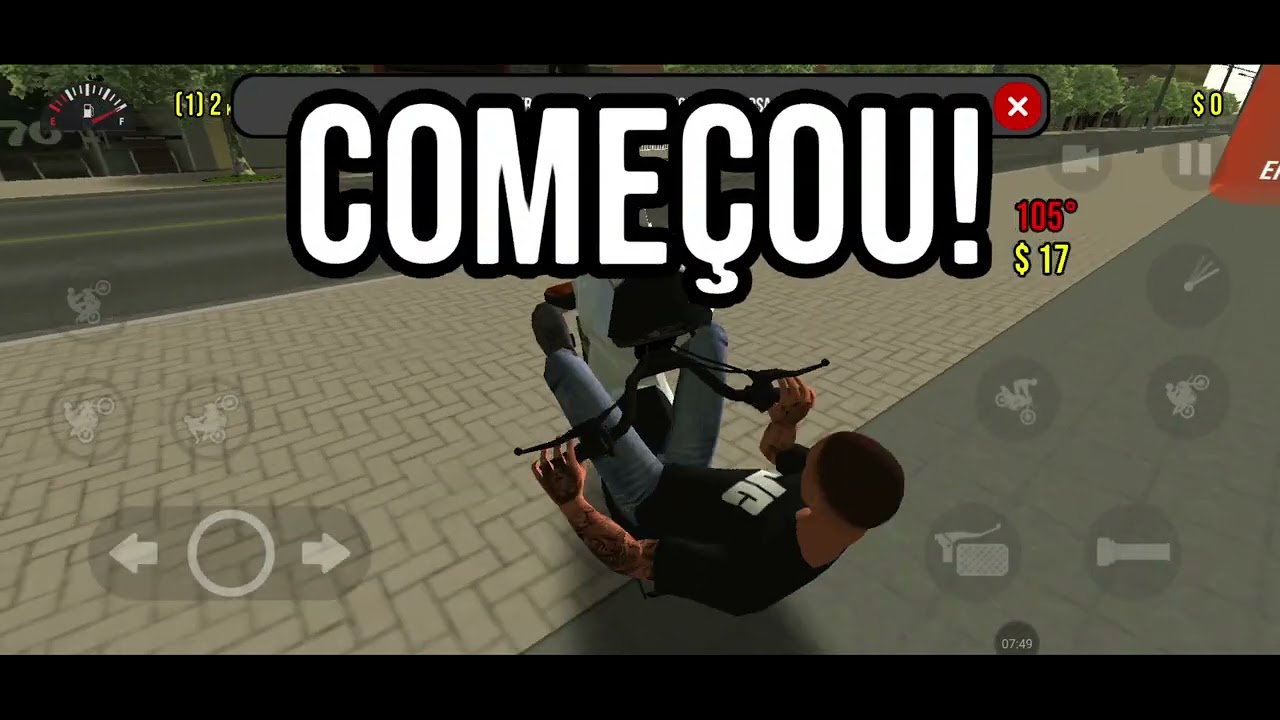 Parte 1, jogando moto wheelie 3d