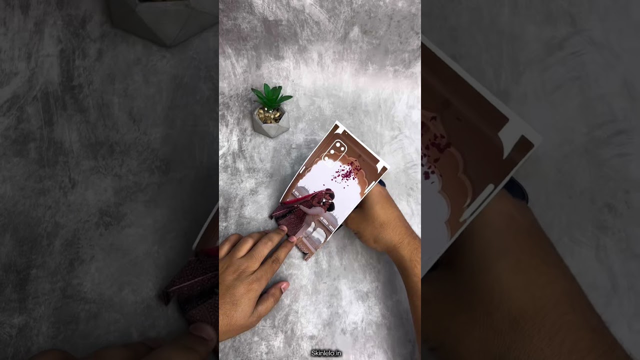 Two hearts. One custom skin 💖📱Made with love for you ✨