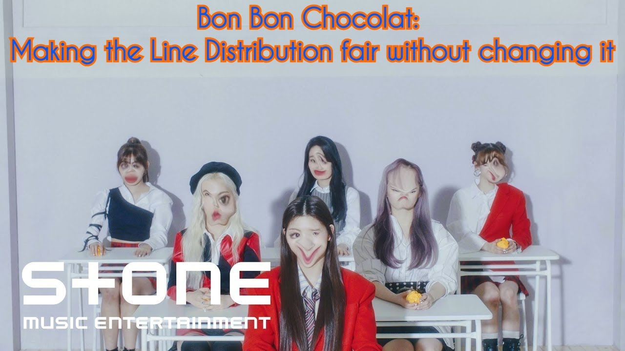 EVERGLOW - Bon Bon Chocolat: Making the Line Distribution fair without changing it