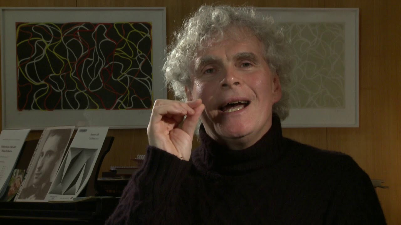 Sir Simon Rattle über Bruckners 9. Symphonie
