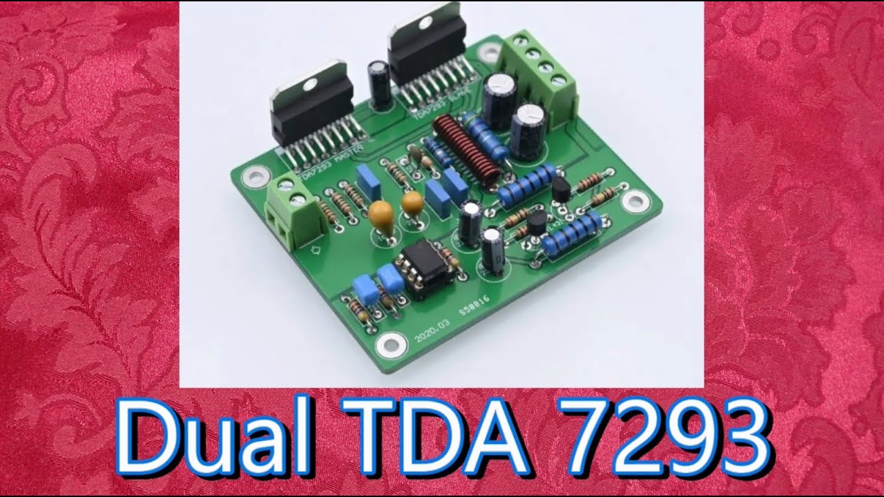 Двойной усилитель TDA 7293.