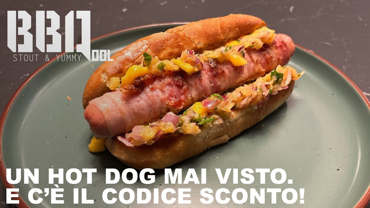 Un hot dog caraibico alla griglia. Mai visto, con il codice sconto!