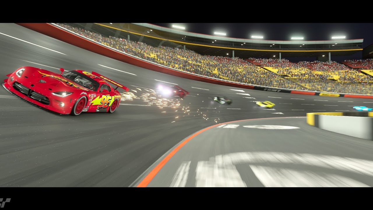 Gran Turismo 7 : LightningMcqueen vs next gen rookies intense crashes