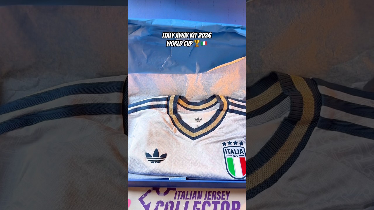 Nuova maglia away italia 2026 🇮🇹 #italianjerseycollector #azzurri #italy #football #footballshirt