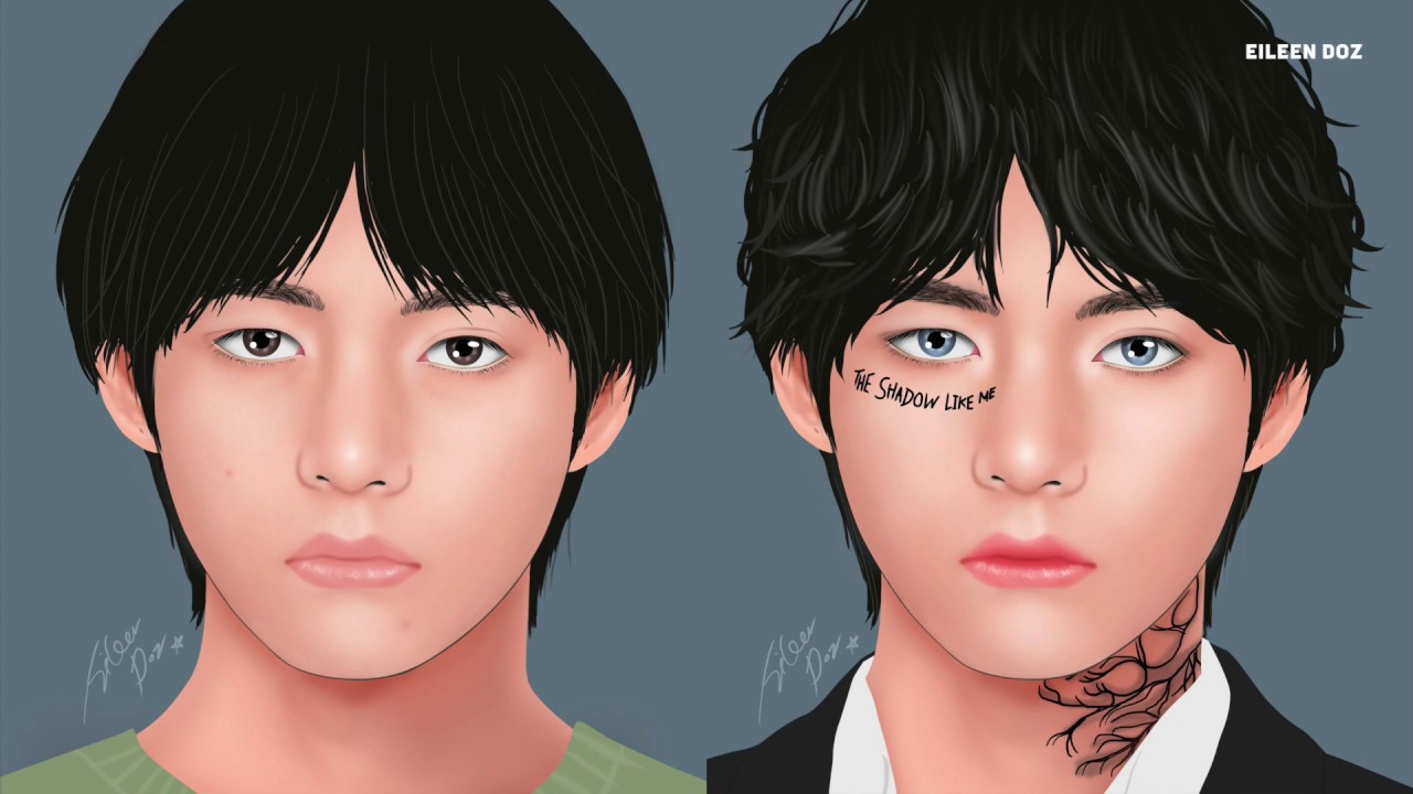 BTS V / Kim Tae-hyung (Makeup Animation)