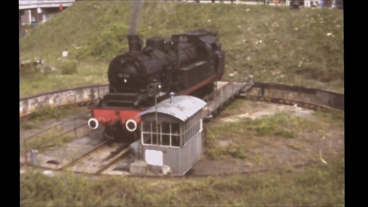 Bahnbetriebswerk (BW) Rottweil und Dampfzüge zwischen Engen  und Rottweil ab ca. 1974