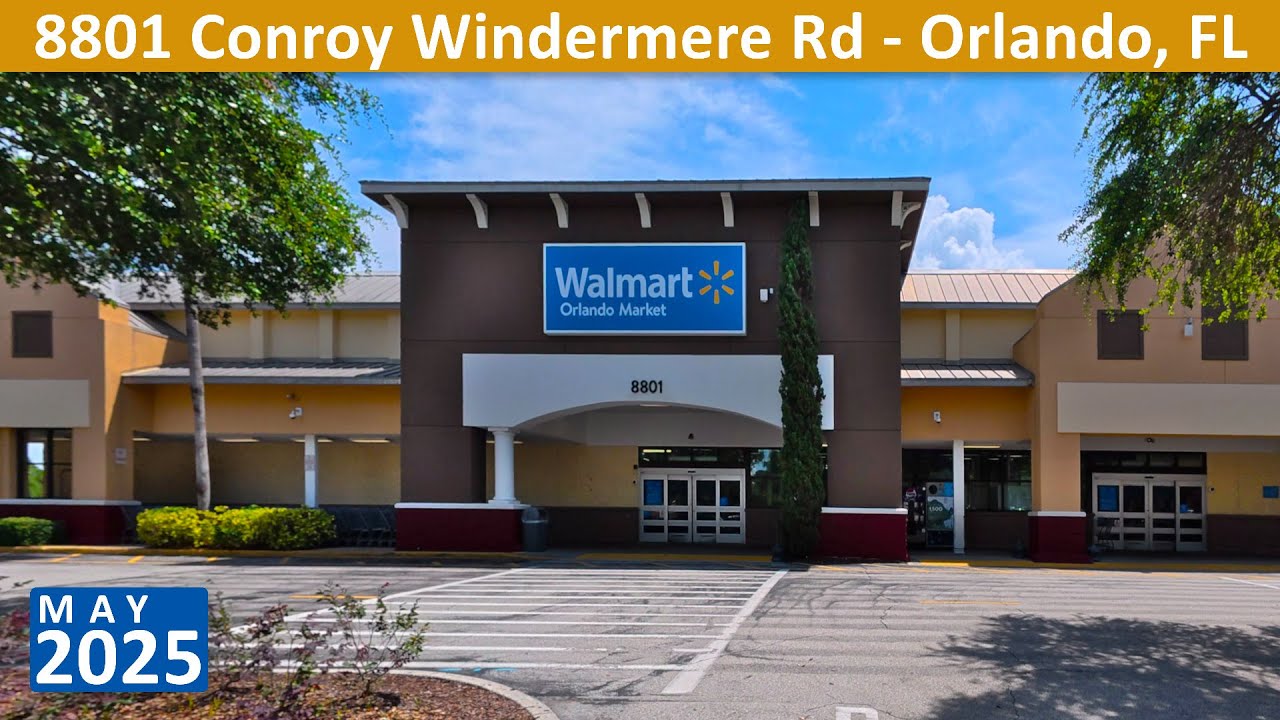 Walmart in Windermere Orlando Florida at 8801 Conroy Windermere Road - Shopping Store 2499