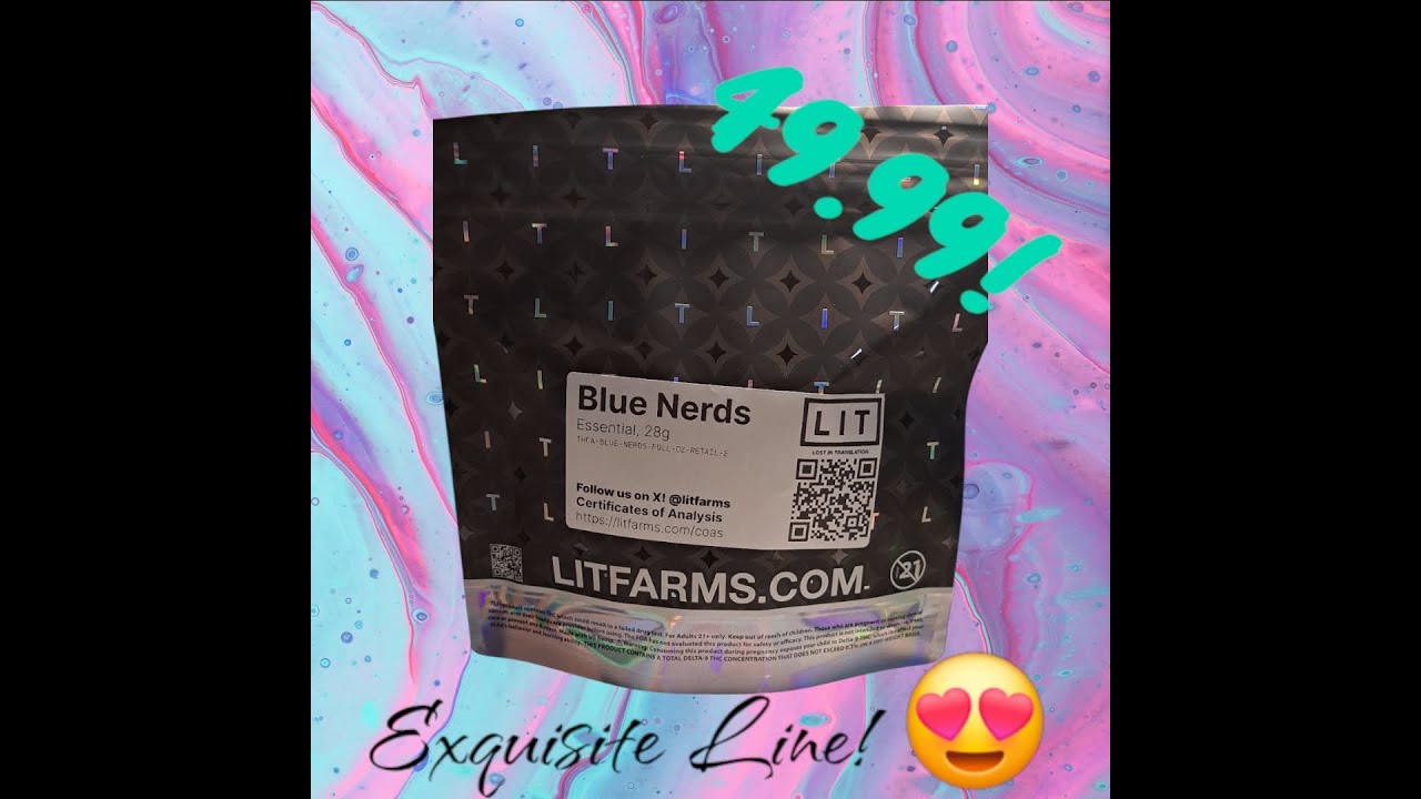 Blue Nerds By LIT Farms Essential Line Review