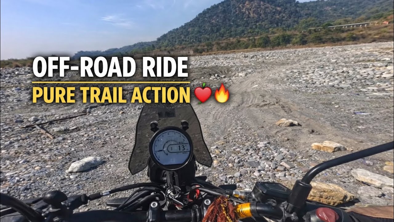 Off-Road Ride with Pure Engine Sound | No Music, Only Bike part 1❤️