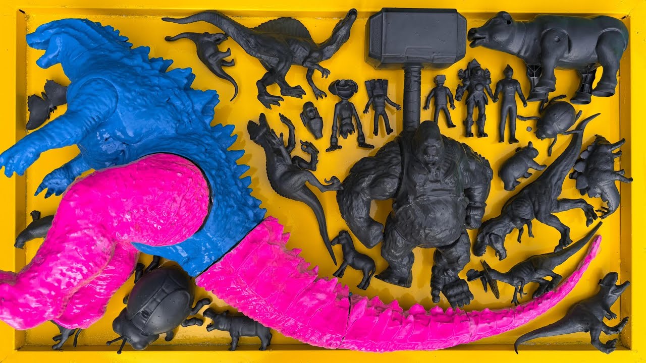 Dinosaurus Jurassic World Dominion: T-rex/ Brachiosaurus/ Skibidi/ Spider-Man/ KingKong/ KingGidorah