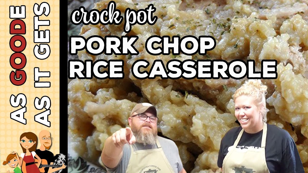Crock Pot Pork Chop Rice Casserole