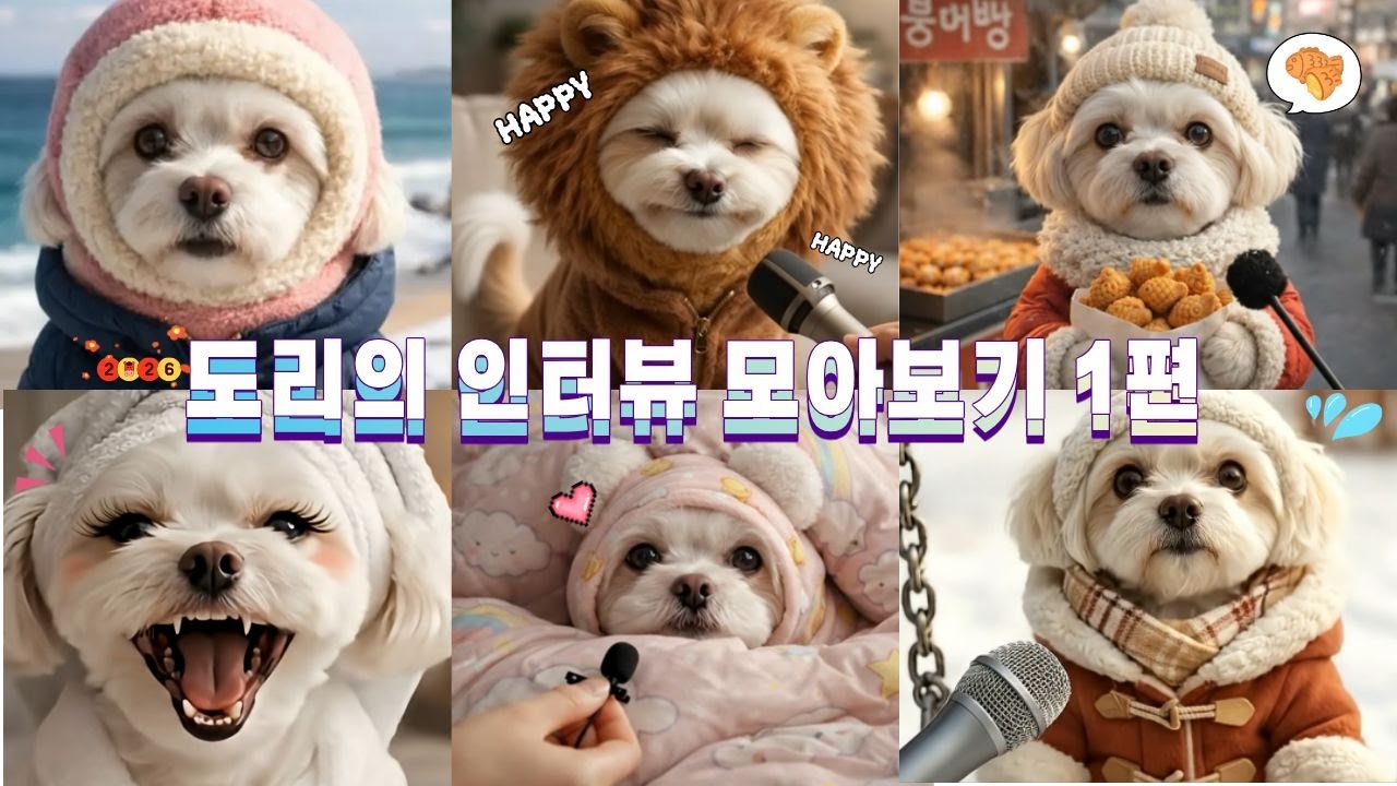 도리의 담백한 인터뷰 모아보기(1) 🐶💗