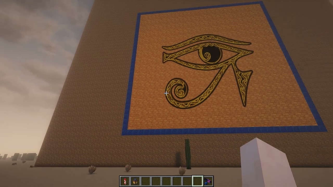 I put a fame of Lapis lazuli around Eye of Horus or Wedjat.