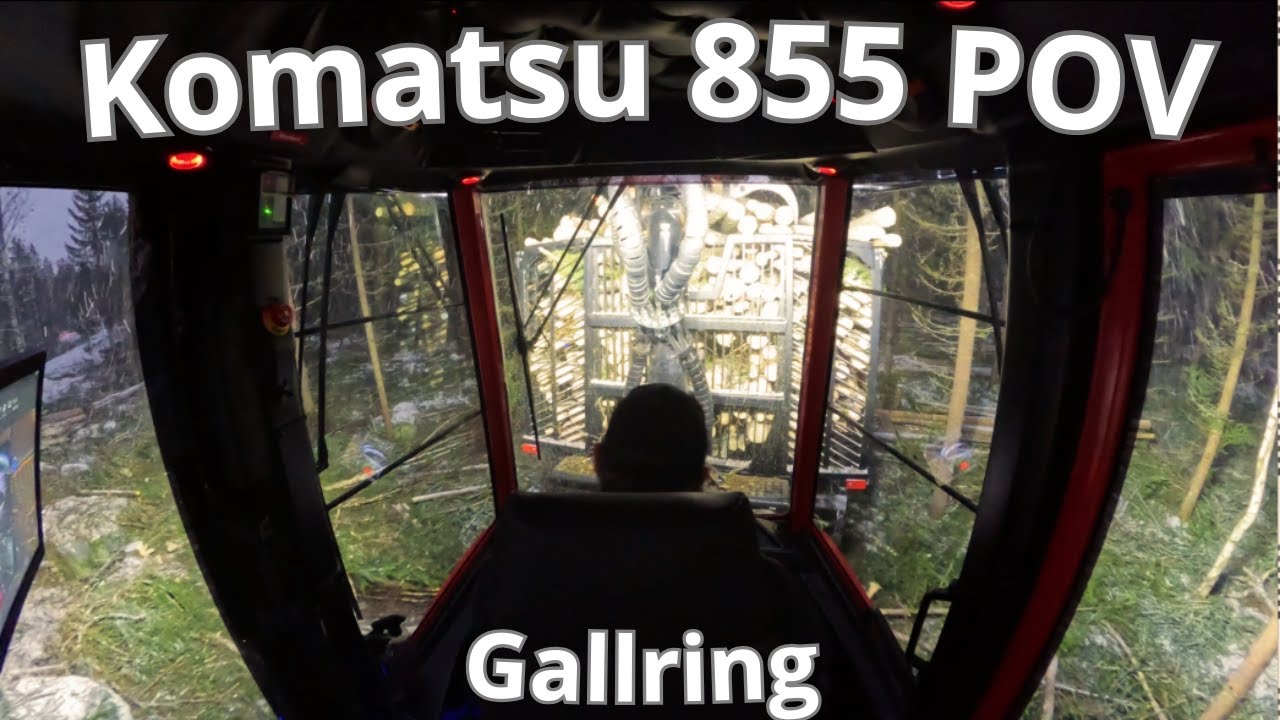 Komatsu 855 | Gallring POV