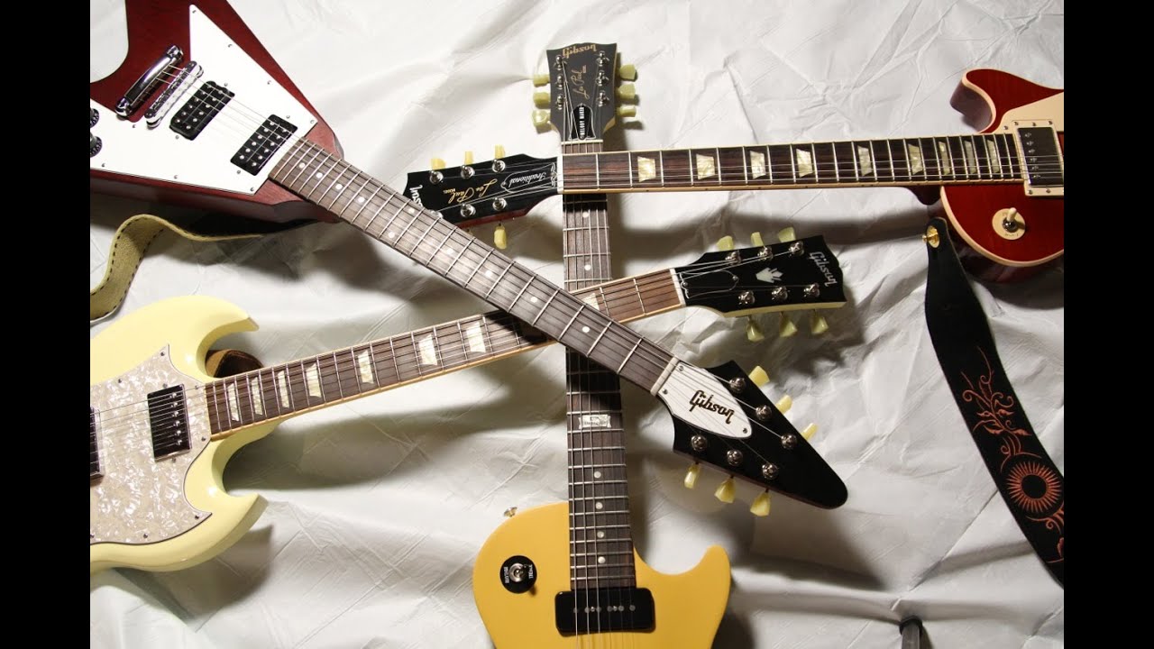 GUITAR TONE - LES PAUL vs SG vs FLYING V vs EXPLORER vs MELODY MAKER - Suite Madame Blue