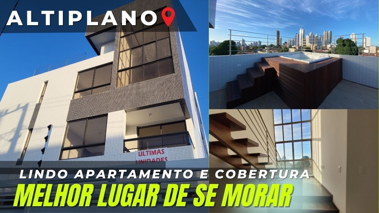 🛑 VENDIDO - Apartamento a venda no Altiplano e cobertura Duplex - João Pessoa - #Paraíba