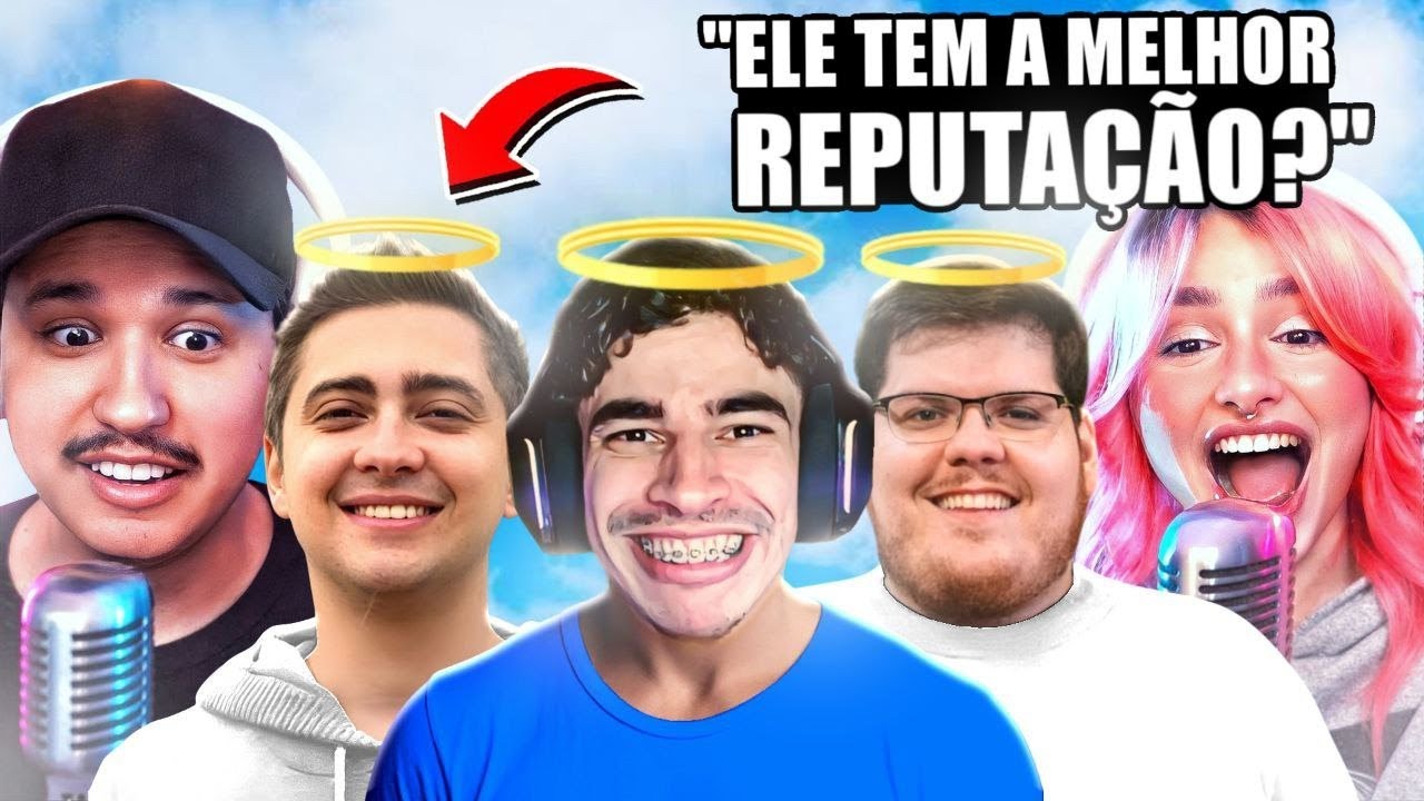 DESCOBRINDO QUAL STREAMER TEM A MELHOR REPUTA&Ccedil;&Atilde;O... | React Lipen