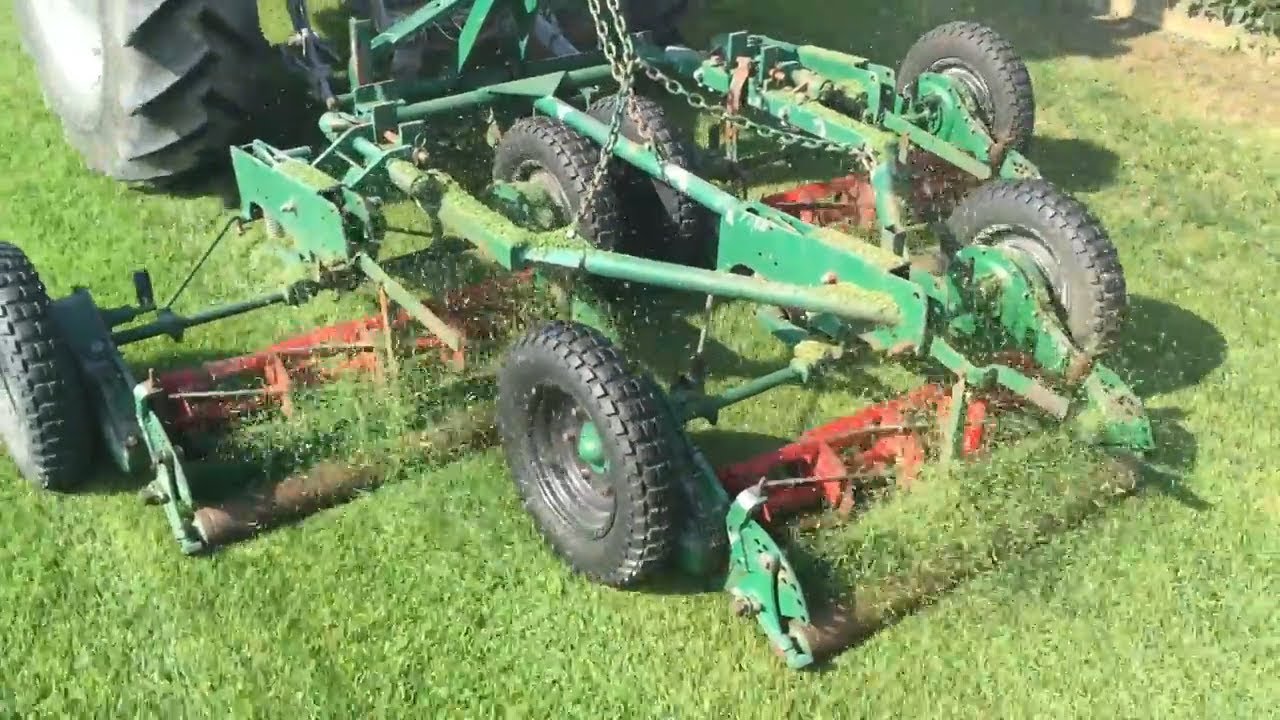 RANSOMES SPARTAN - Tripla elicoidale trainata da trattore