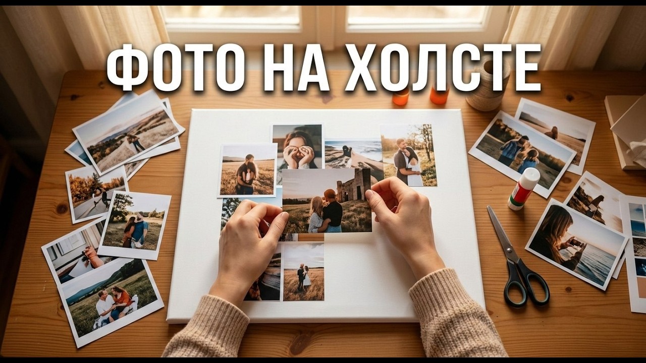 Собираю искусство на холсте 🕯️🏼 Процесс, от которого тепло
