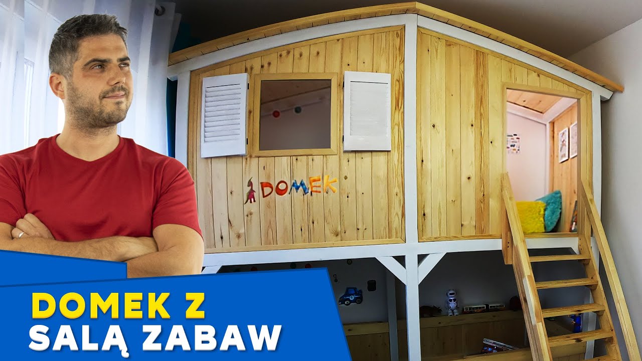 Piętrowy DOMEK DLA DZIECKA / Świetny pomysł do pokoju