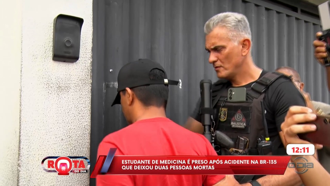 Estudante de medicina é preso após acidente na BR-135 que deixou duas pessoas mortas 10 03 2026