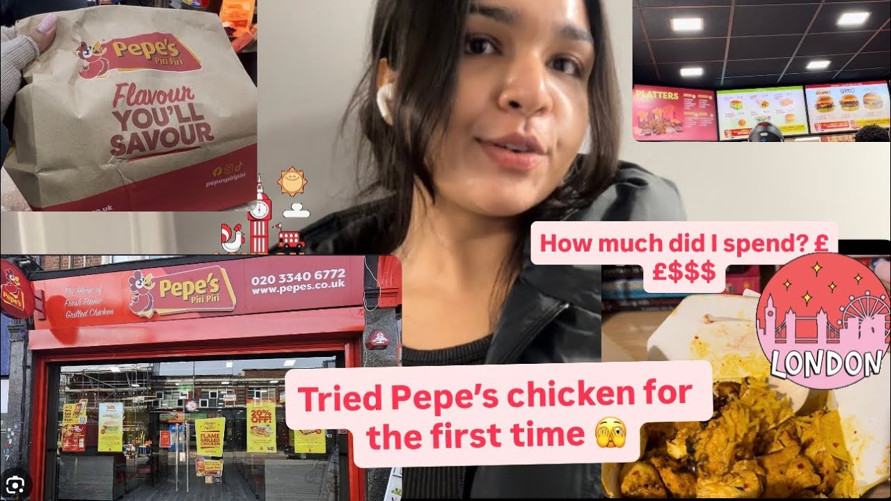 Why’s this chicken shop so popular in London? Daily Vlog 🇬🇧 Pehli baar try kiya! 
