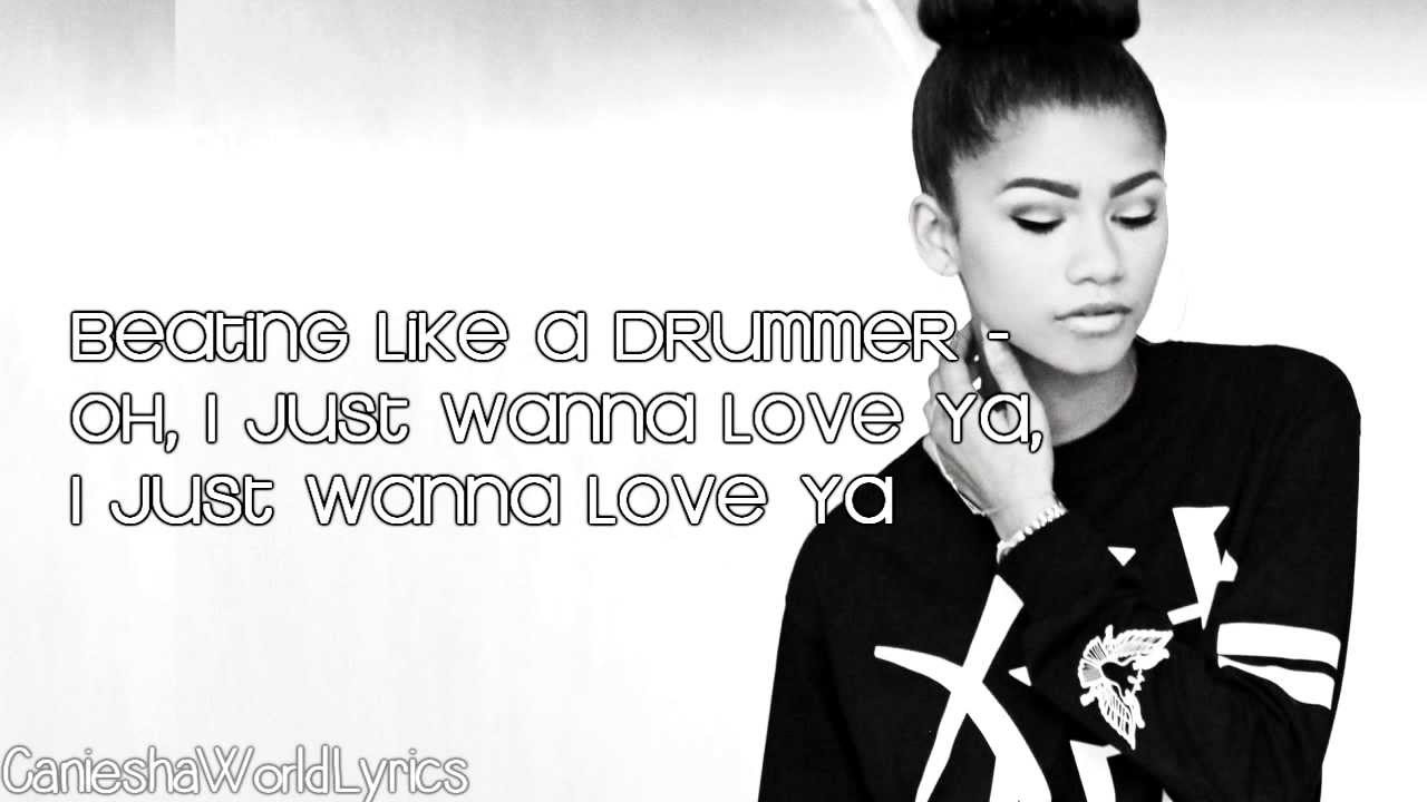 Zendaya - Scared (Lyrics Video) HD