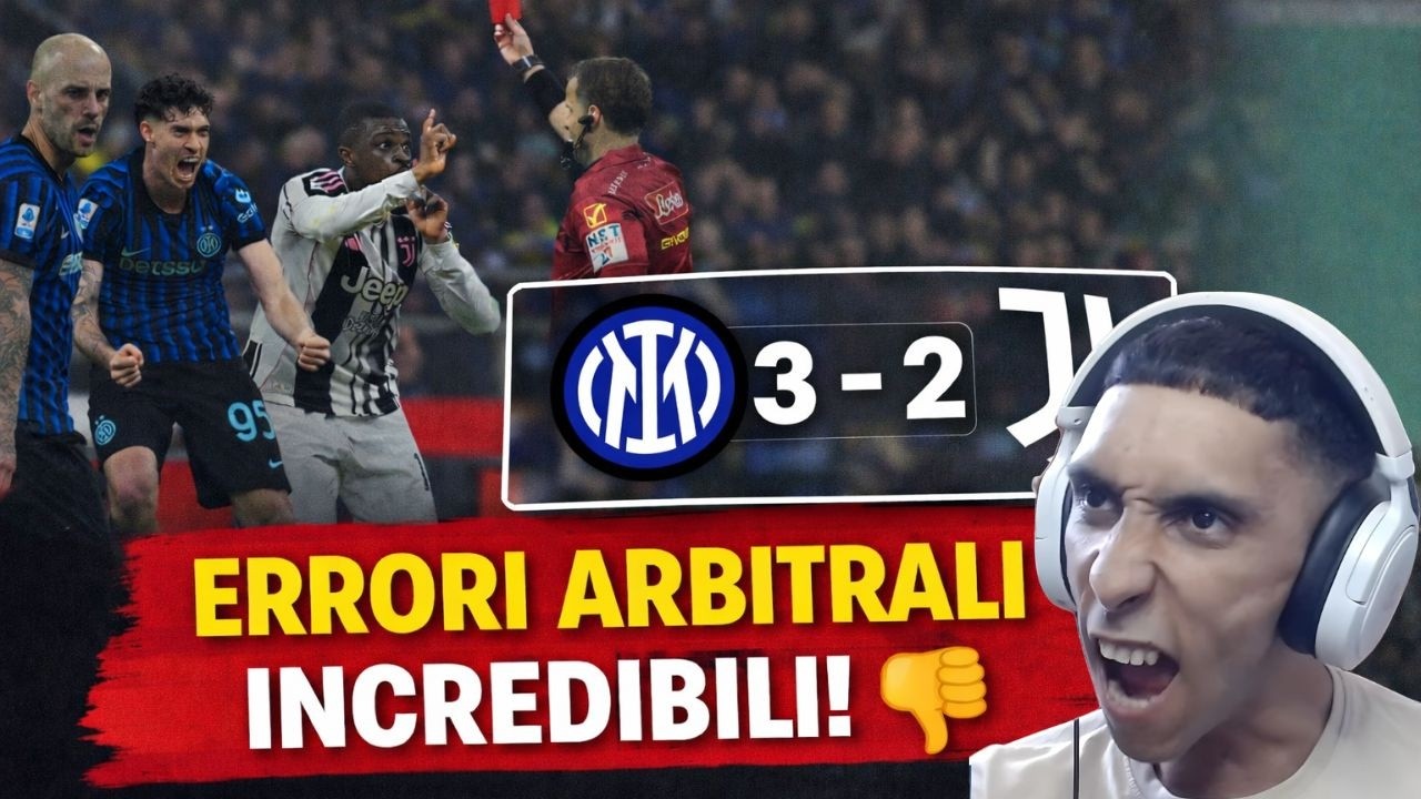 Inter 3 - 2 Juve REACTION completa