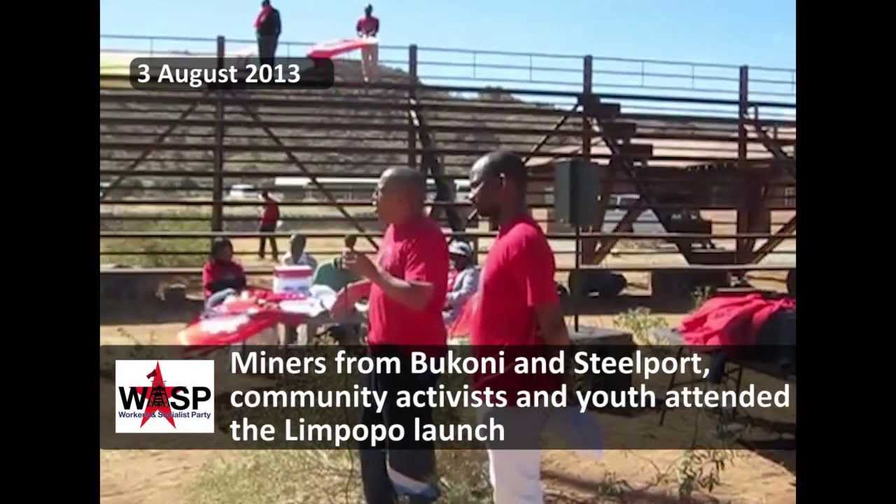 Socialism 2013 - the launch of the South African Workers and Socialist Party