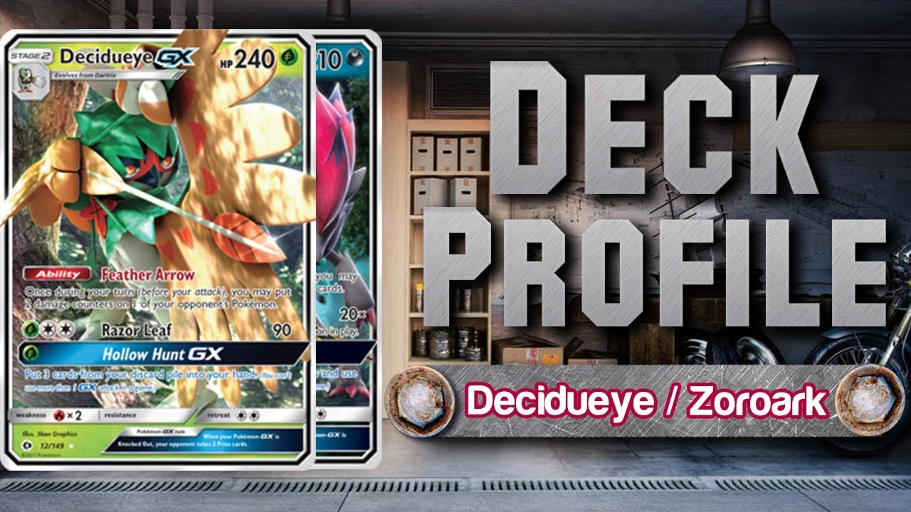 EUIC 12th Place - Decidueye GX / Zoroark GX - Pokemon TCG Deck Profile