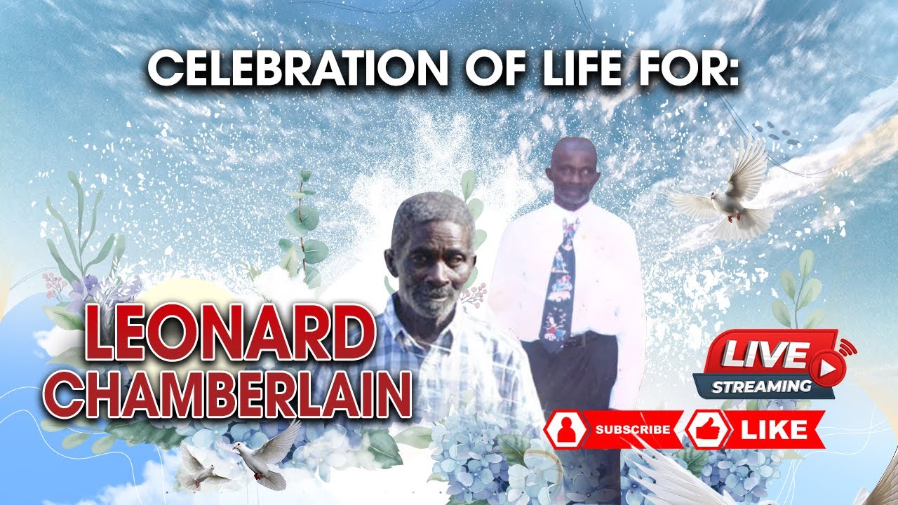 Celebration of Life for :
Leonard Chamberlain 
Saturday, March 14, 2026