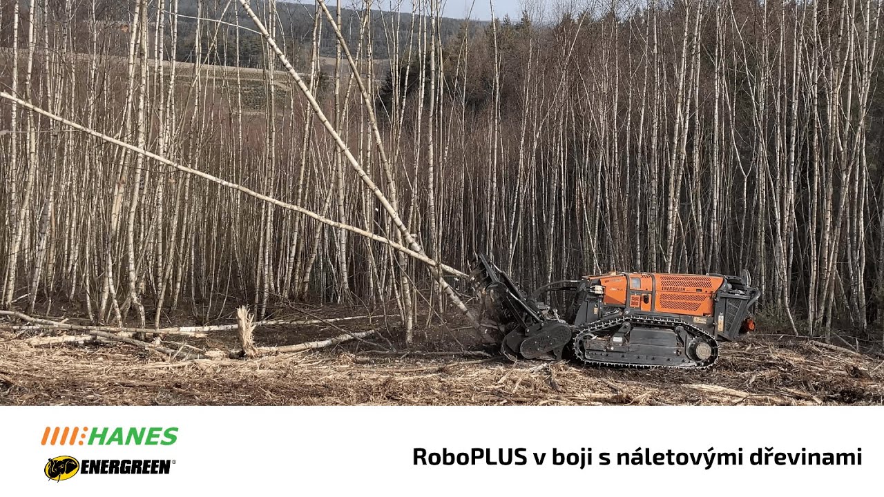 RoboPLUS v boji s náletovými dřevinami
