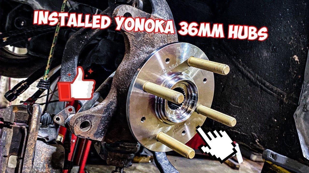1995 Integra : How To Install Yonaka 36mm Hubs
