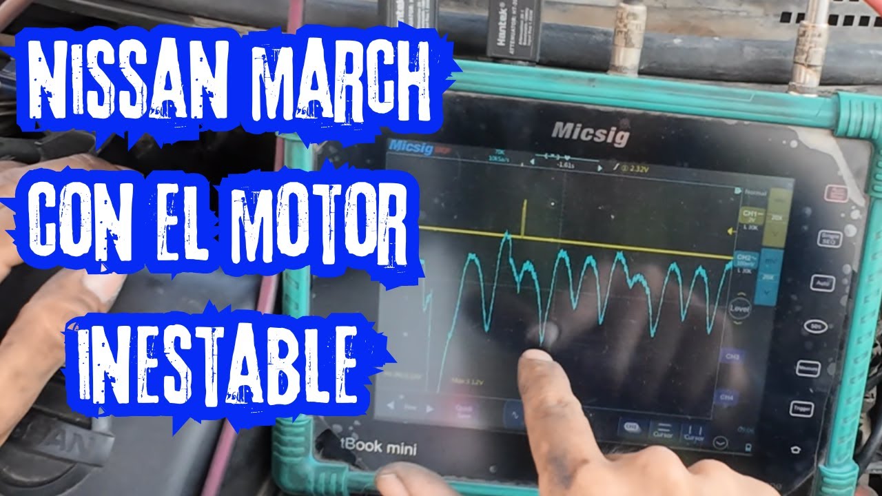 Nissan March diagnostico - sin fuerza - tiembla al acelerar - motor inestable