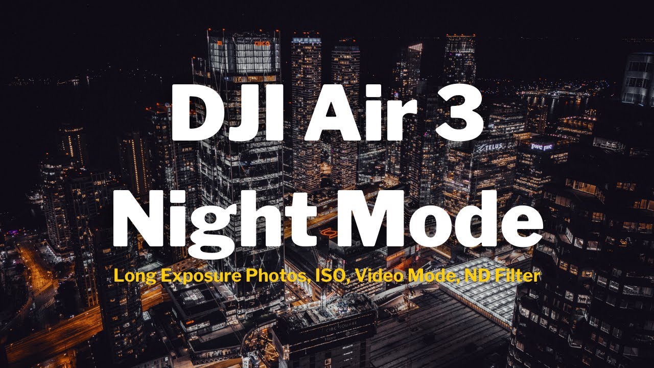 Тестирование ночного режима DJI Air 3 и идеальные настройки 🌙✨