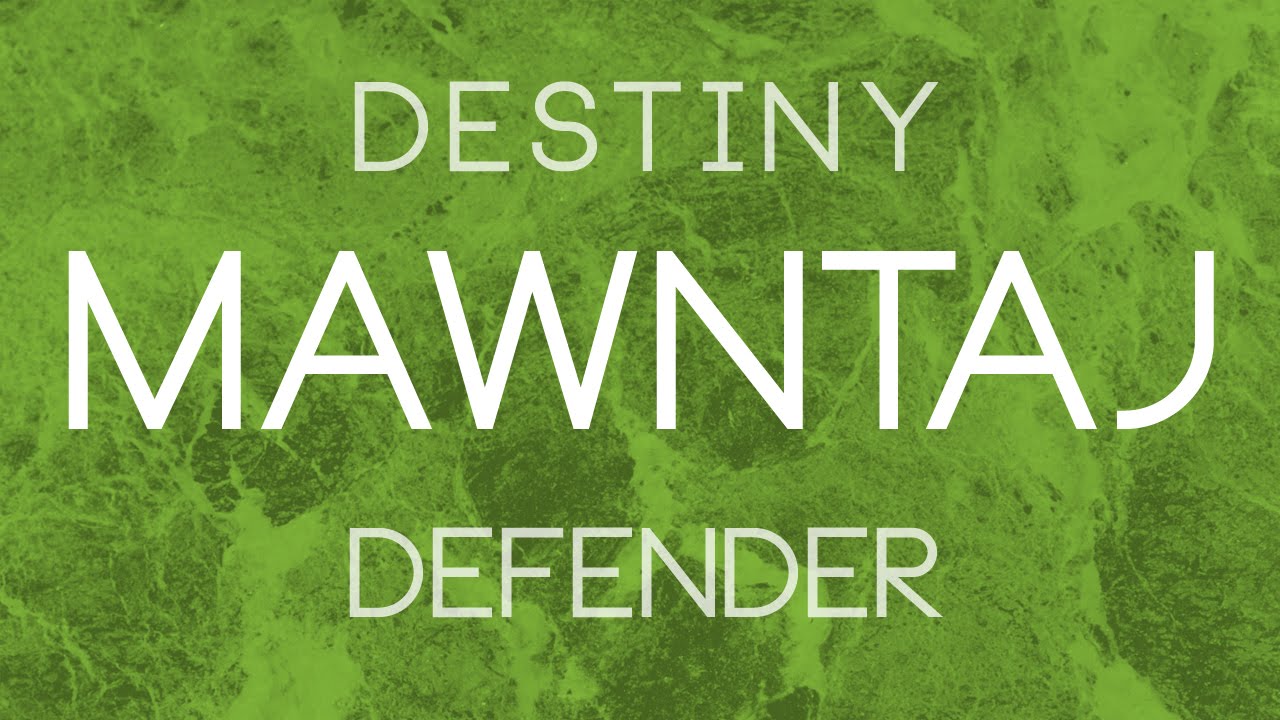 MAWNTAJ - A Destiny Defender Titan Montage