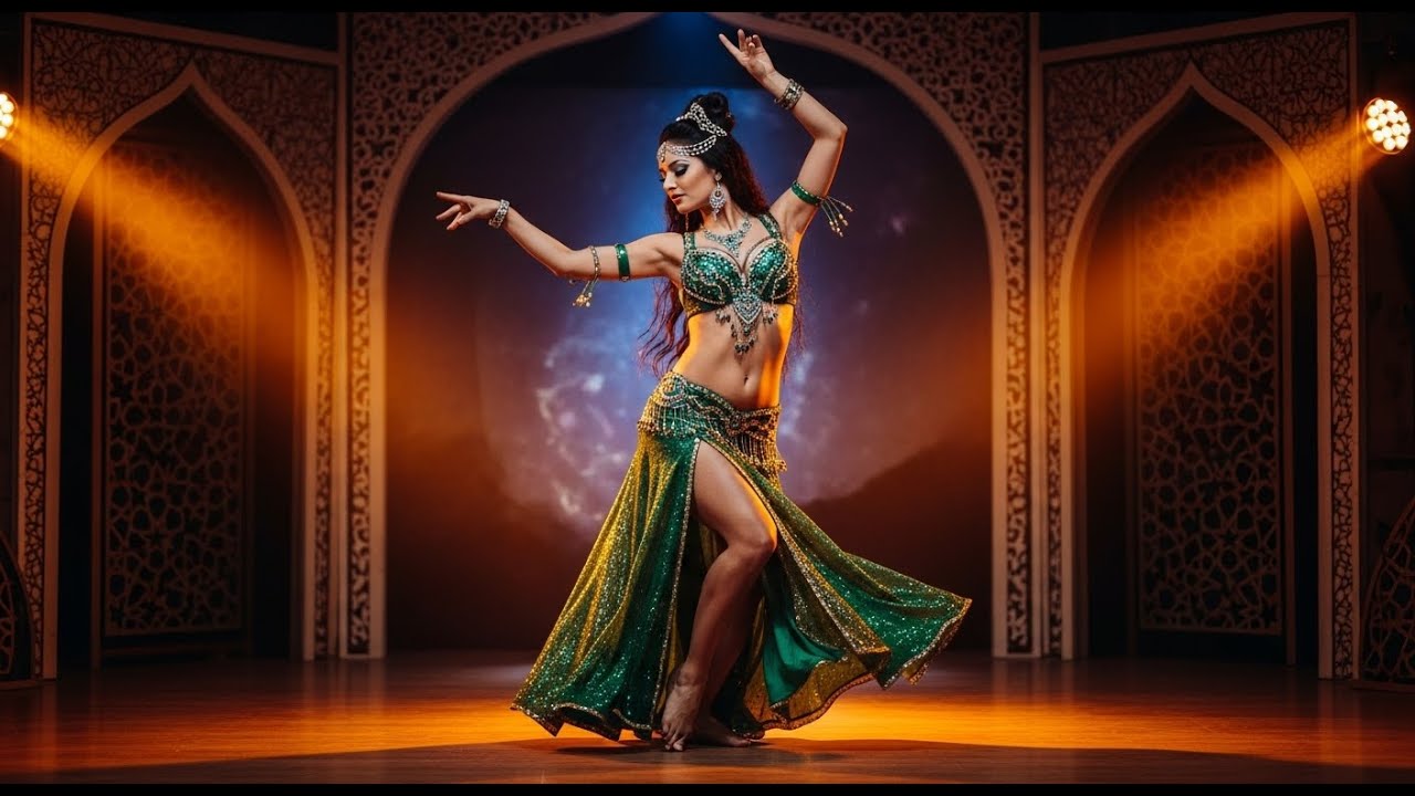 Flames of Oriental Grace — Belly Dance in Motion 🔥💃 | #easternrhythmrays