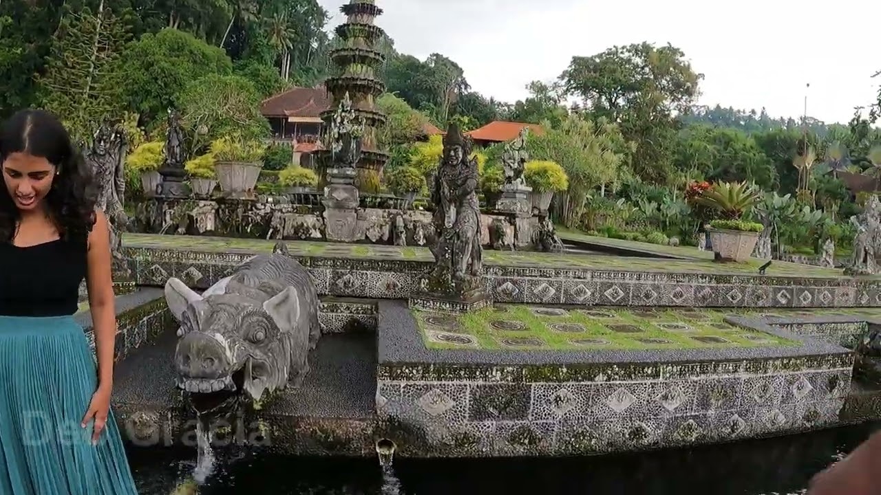 Tirta Gangga temple Water Palace near Ubud, Bali