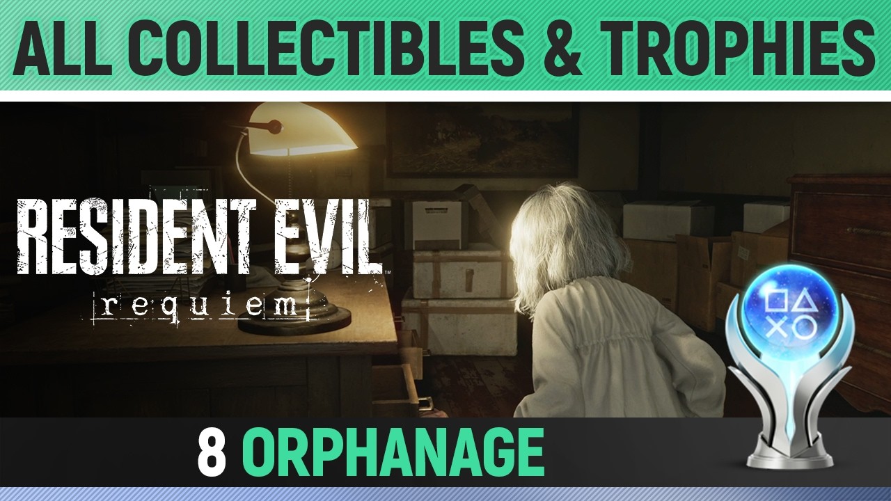 Resident Evil Requiem - Orphanage - All Trophies & Collectibles 🏆 All Files, Safes, Items