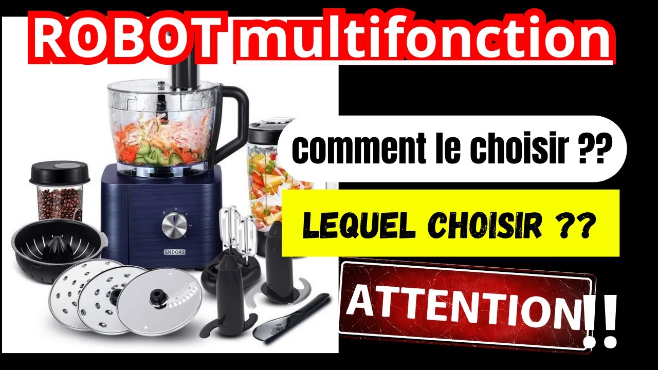 Comment et quel robot Multifonction choisir 2025 ? différence entre blender pâtissier Kenwood Bosch