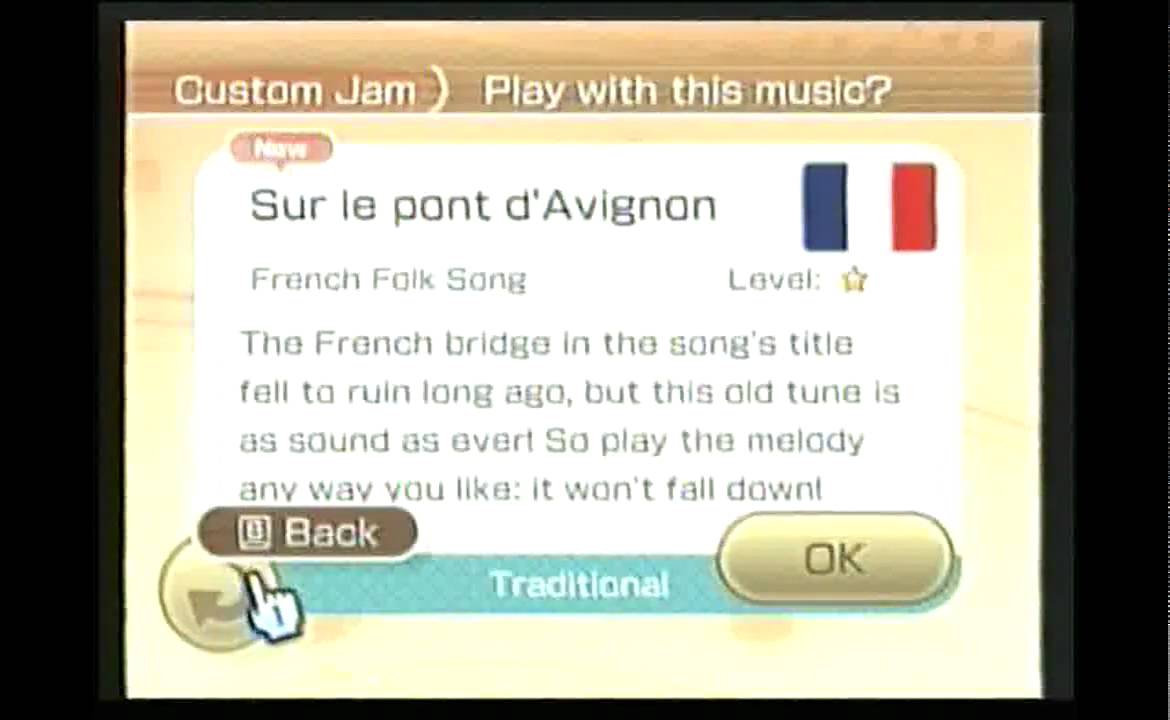 Wii Music - The Music List