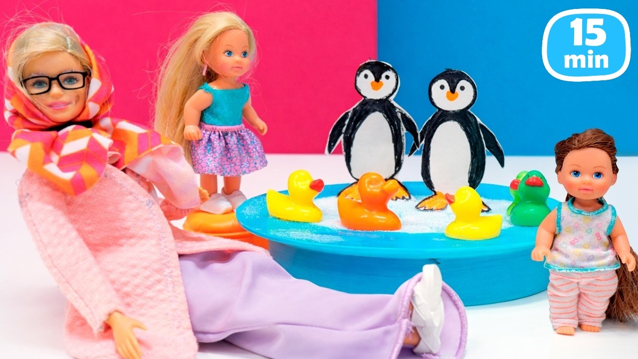Barbie Nine ve Evi bu sefer ne yapıyor? Eğlence amaçlı video.