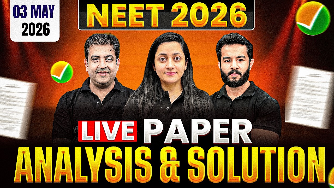 NEET 2026 Paper Analysis 🔥 | Difficulty Level, & Solution