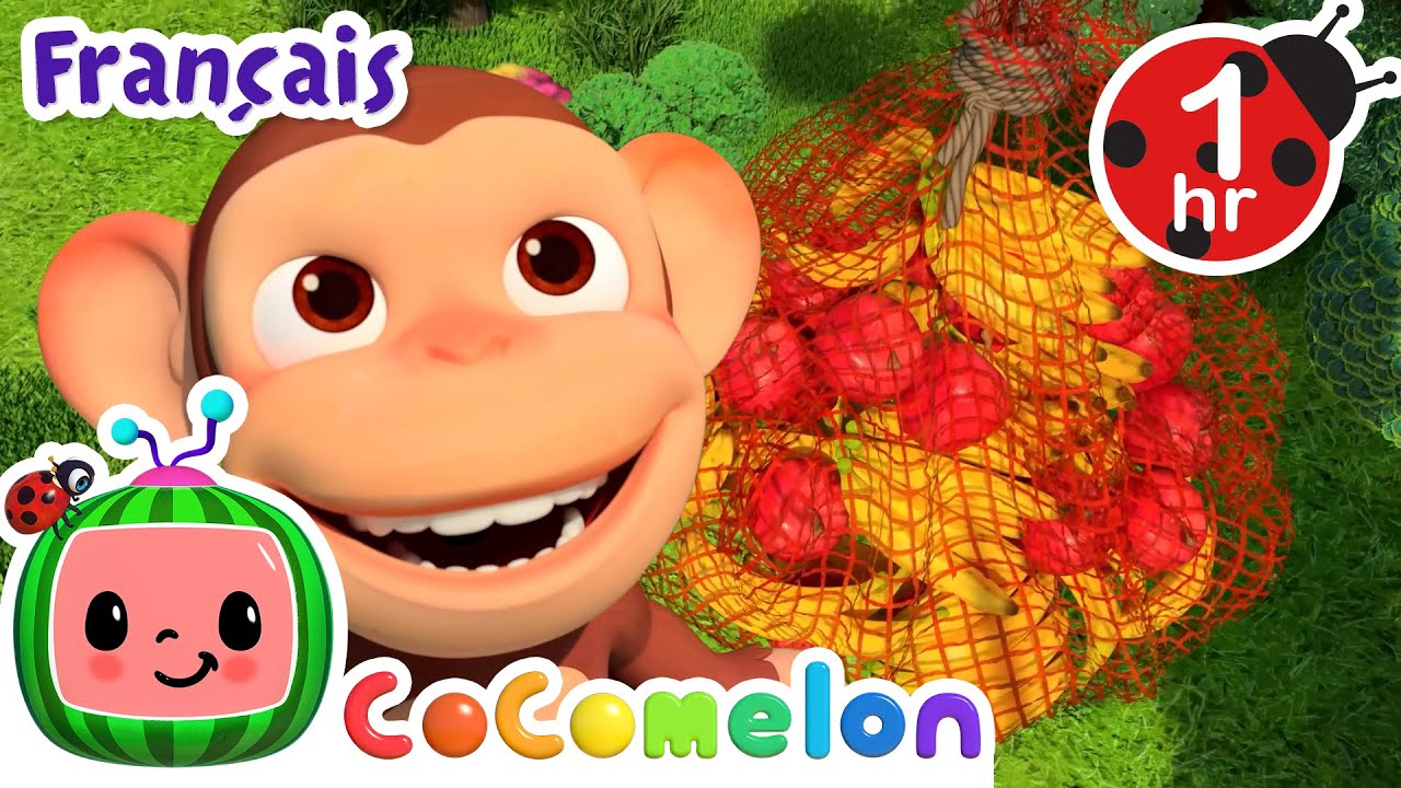 Des pommes et des bananes | Chansons pour Bébés | CoComelon Le coin des Animaux de JJ - Comptines