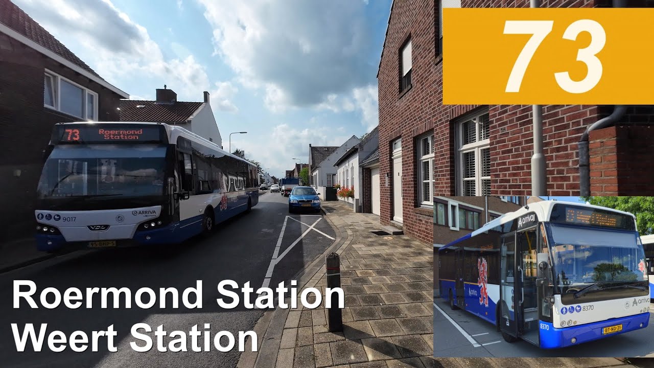 Arriva lijn 73: Roermond Station - Weert Station | Arriva Limburg | Arriva 8370 | 2024